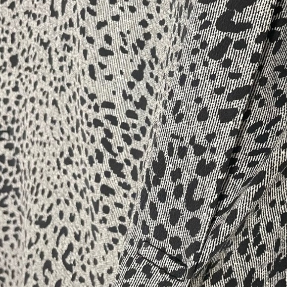 RAG & BONE Christie Long-Sleeve Cheetah Animal-Print 100% Silk Blouse Size SP - Picture 6 of 8